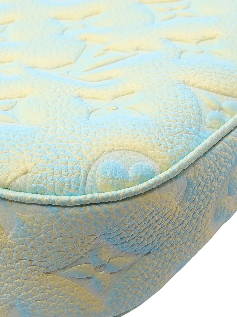 Pre-owned Louis Vuitton 2021-2025 Monogram Empreinte Summer Stardust Multi Pochette Accessoires Satchel In Green