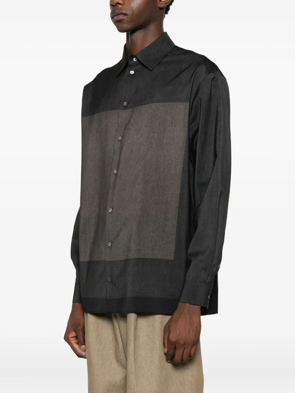  Loewe X Albers Wool Shirt - Black 