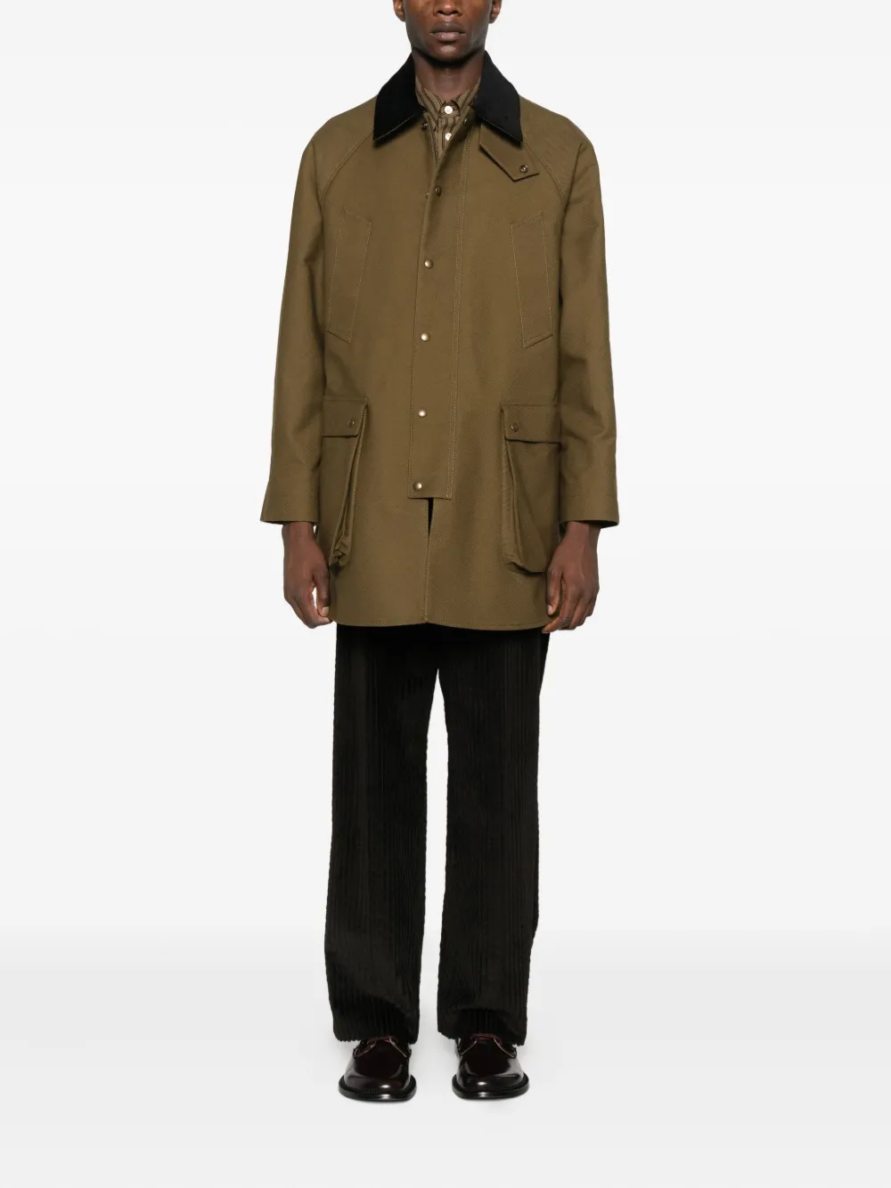 LOEWE corduroy-collar jacket | Shirt Jackets | Image 2