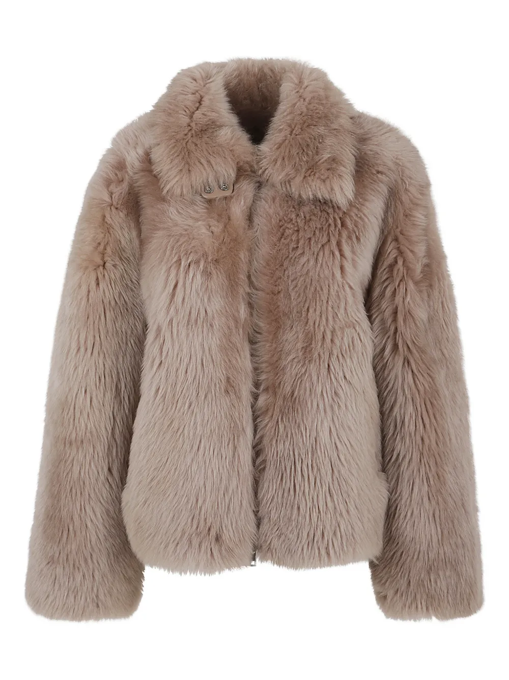 Desa 1972 zip-up shearling jacket | Neutrals | Image 1