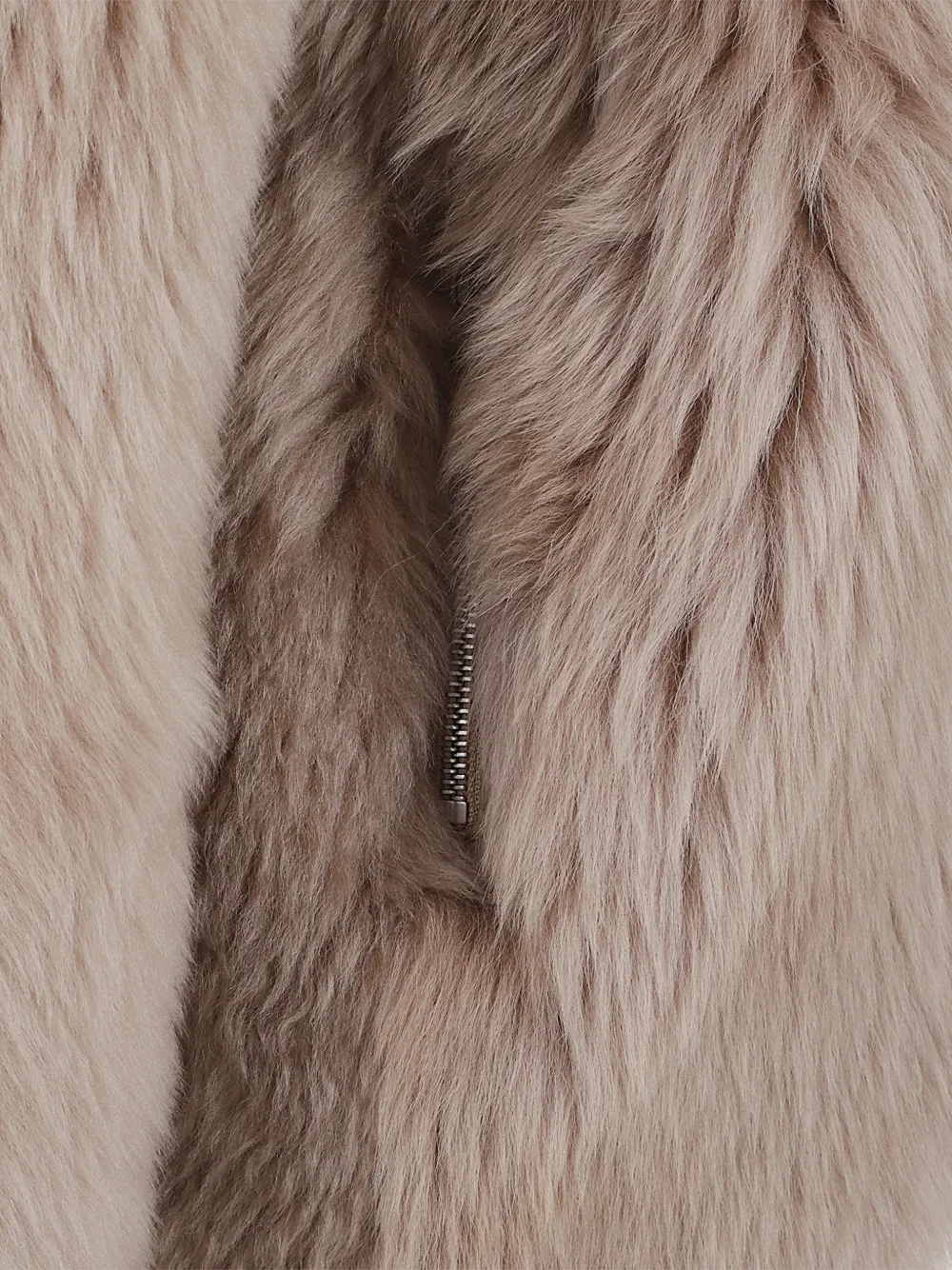 Desa 1972 Zip-up Shearling Jacket In Brown