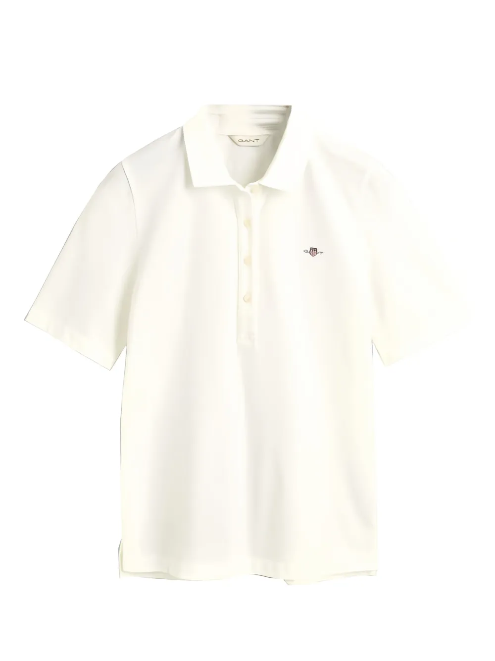Gant short-sleeve embroidered polo shirt - Weiß