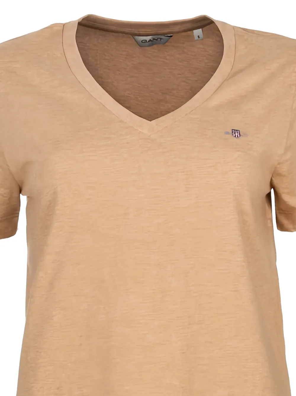  Gant V-neck T-shirt - Neutrals 
