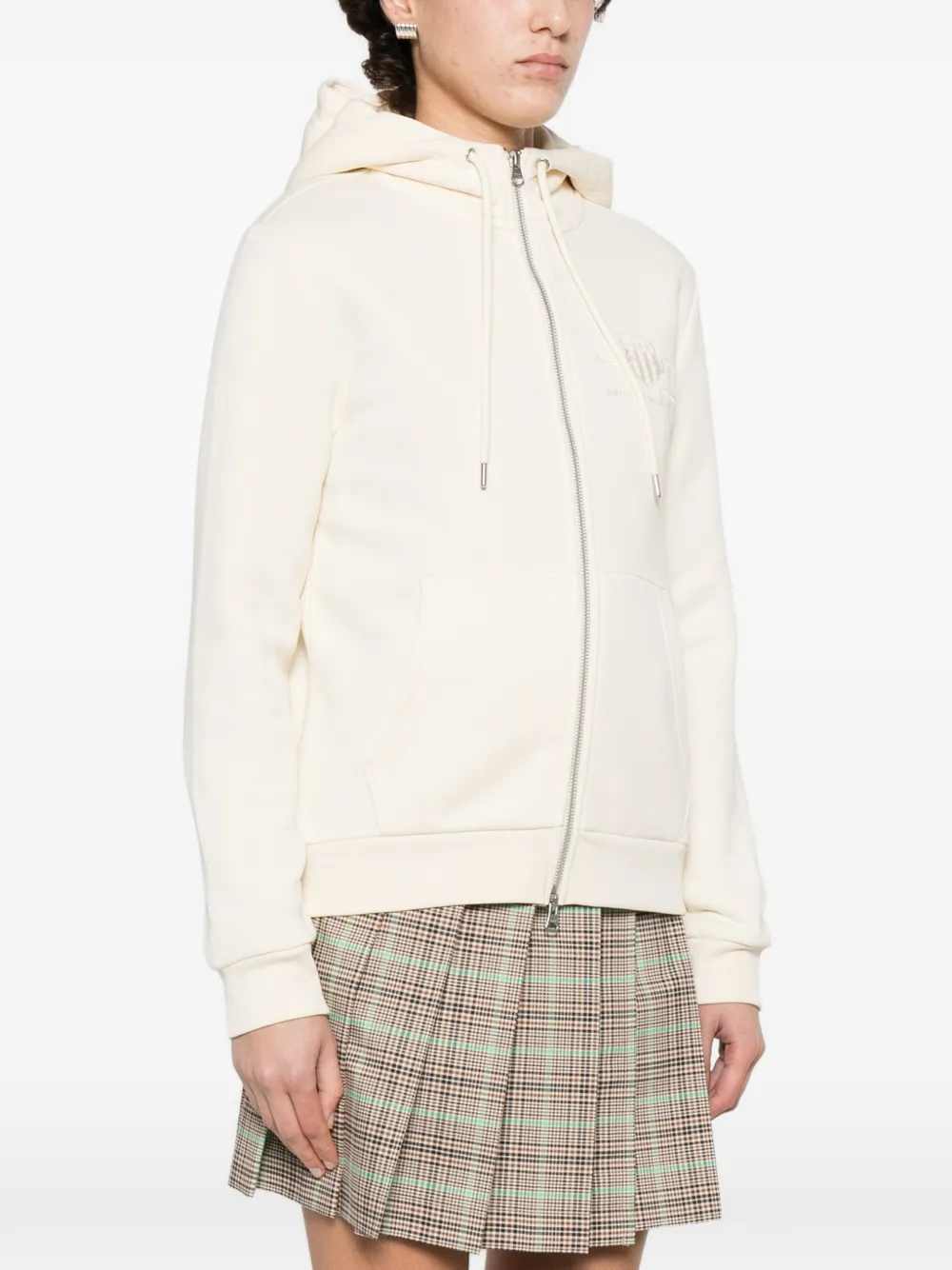  Gant Capucha Con Cremallera - Neutro 