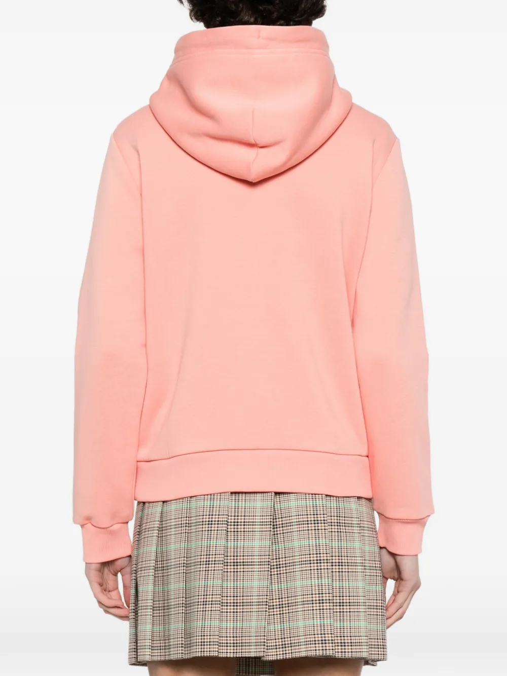 Gant Tonal Shield vest met rits en capuchon Roze