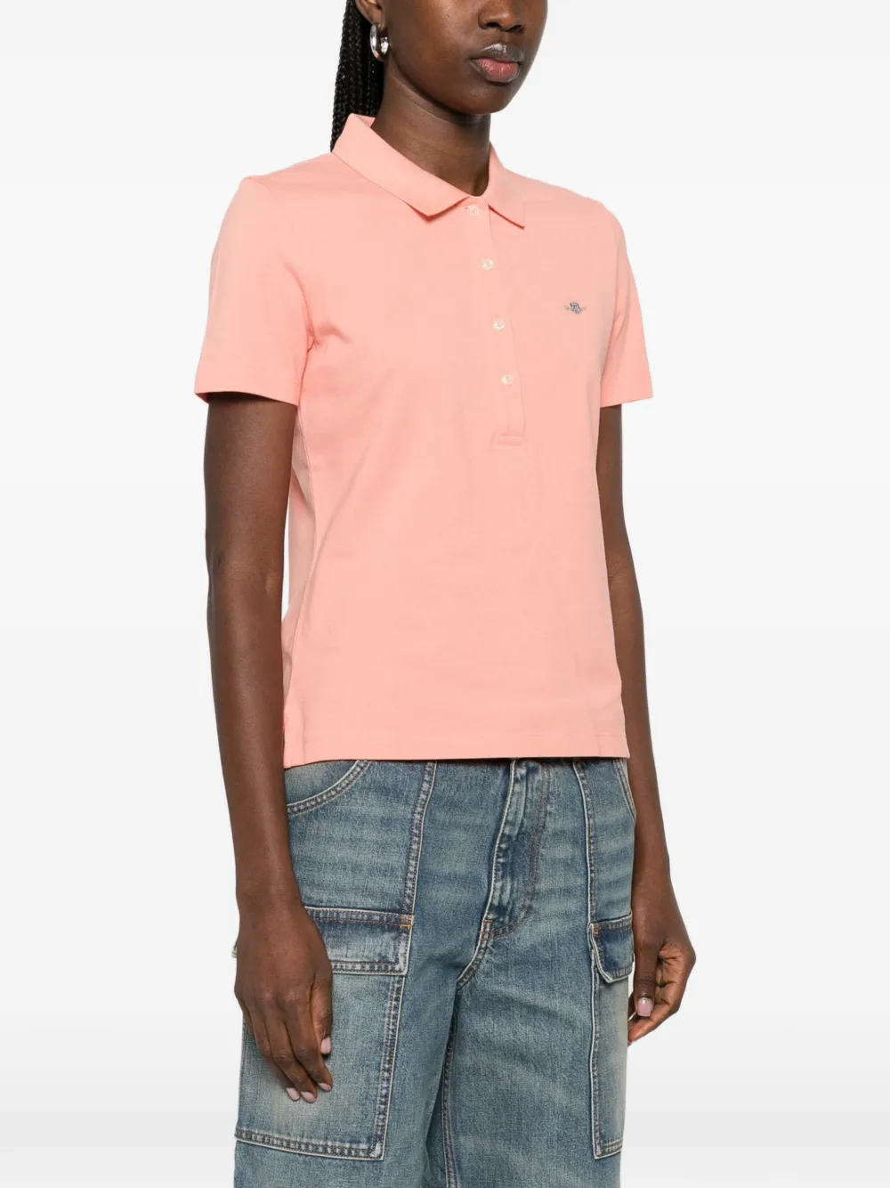  Gant Short-sleeve Polo Shirt - Orange 