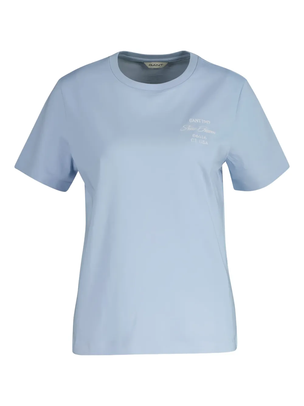 Gant logo-detail T-shirt - Blu