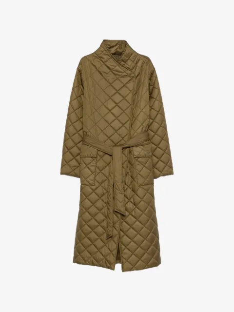 Gant Kabát quilted belted coat