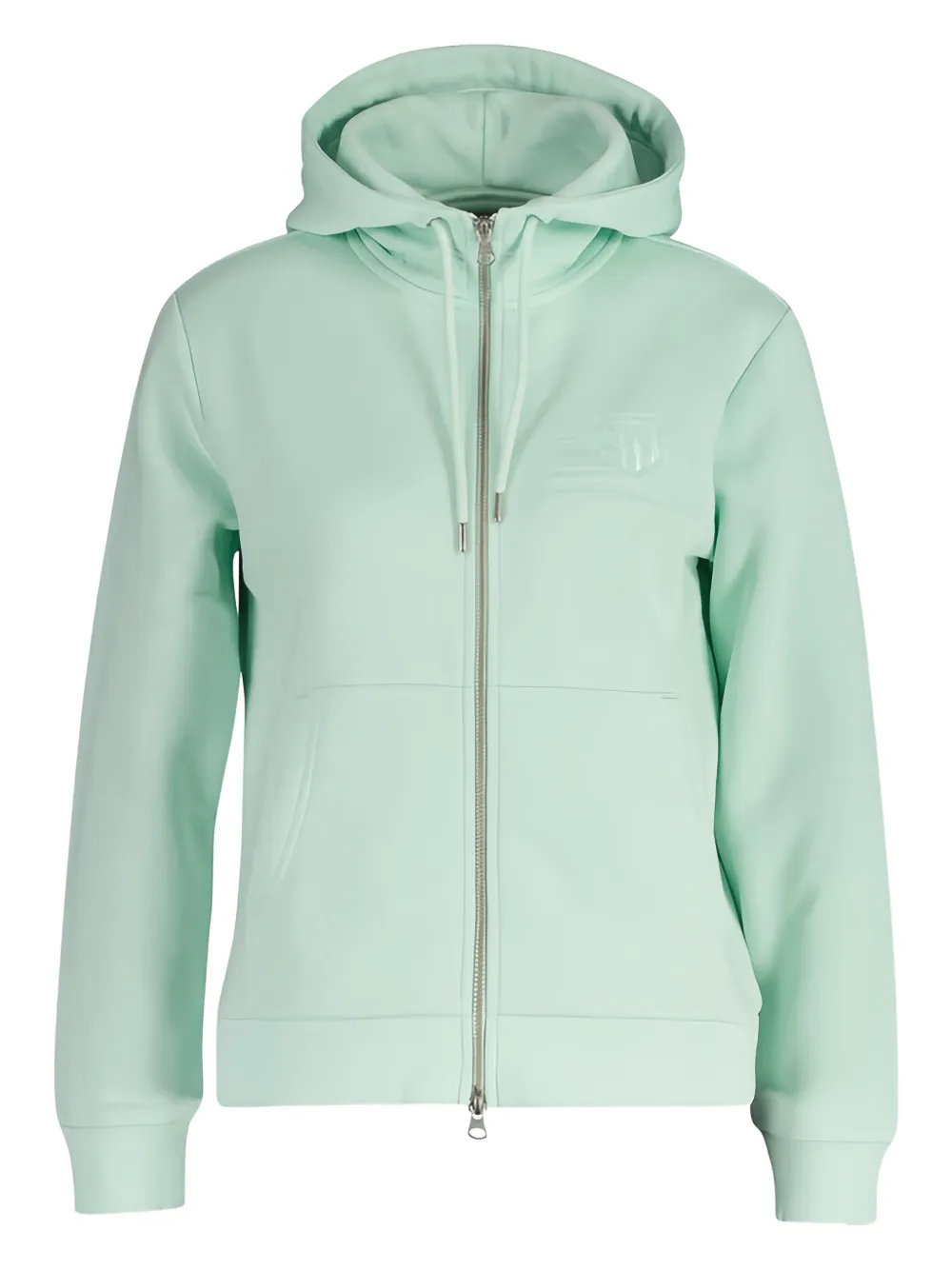 Gant zip-fastening hoodie - Verde