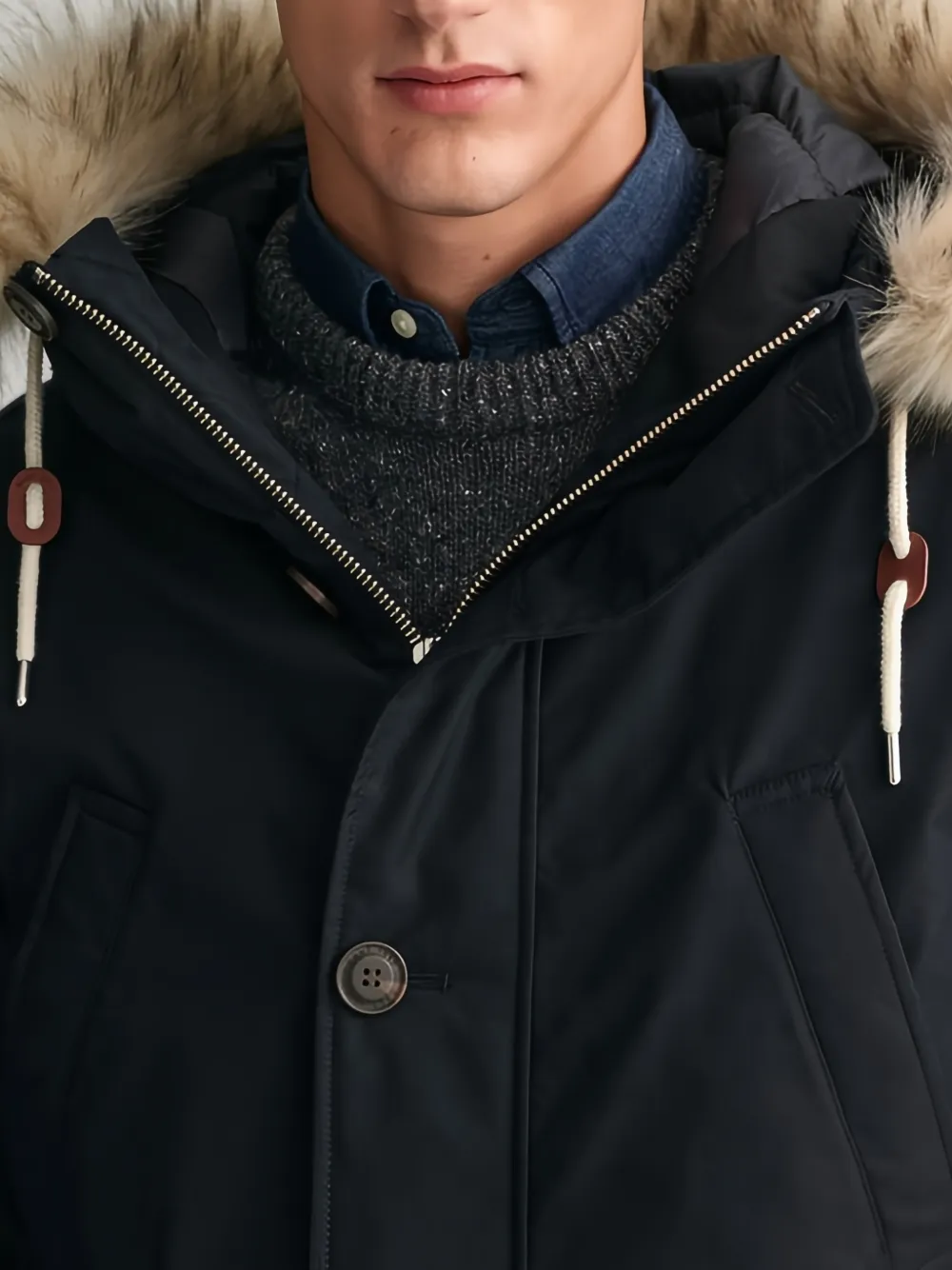 Gant Jack met capuchon Zwart