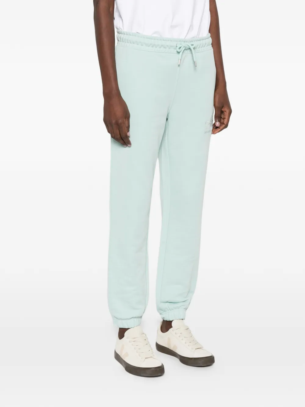  Gant Drawstring-fastening Logo-embroidered Track Pants - Blue 
