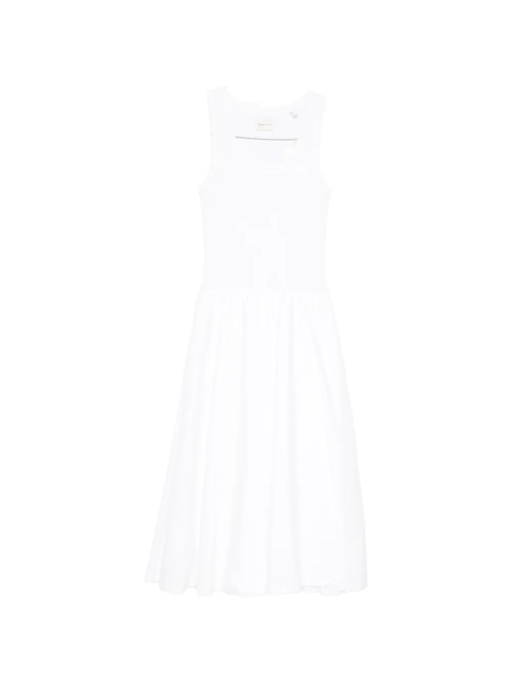 Gant sleeveless midi dress - Bianco