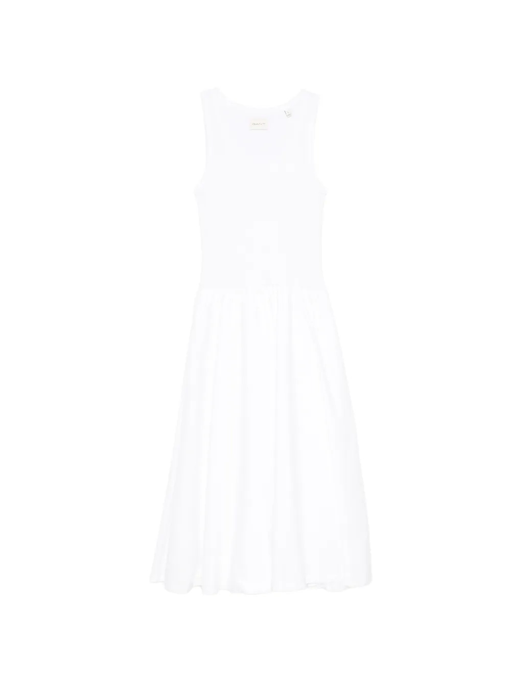Gant sleeveless midi dress - Bianco