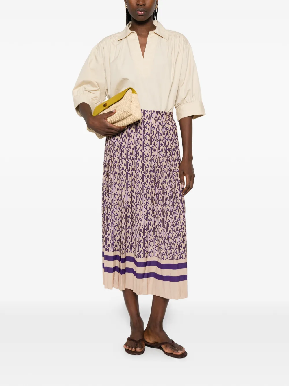  Gant Pleated Skirt - Neutrals 
