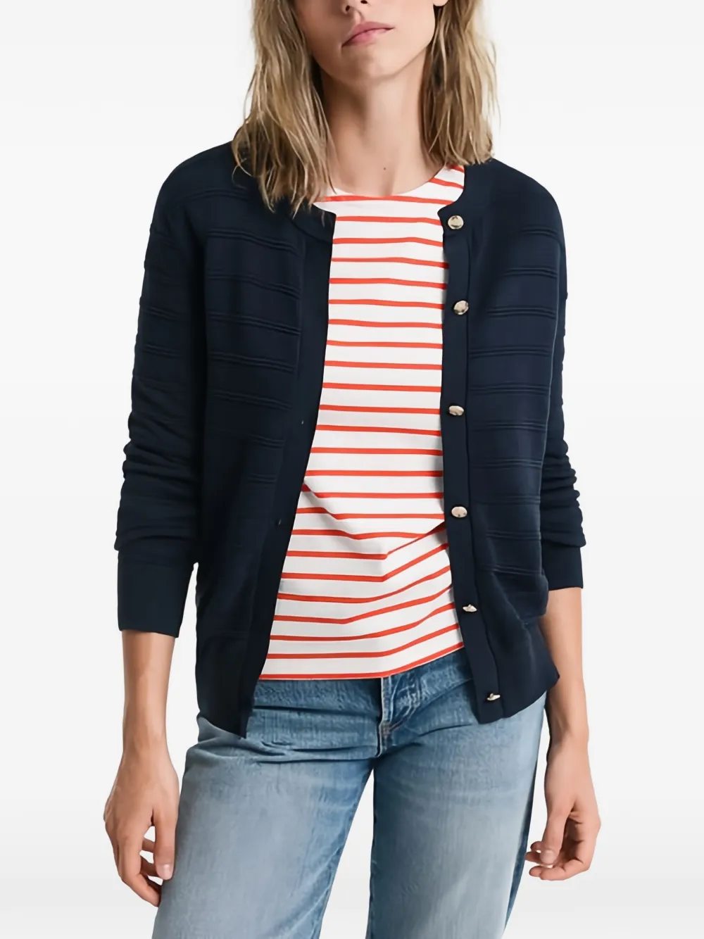 Gant Wollen vest Blauw
