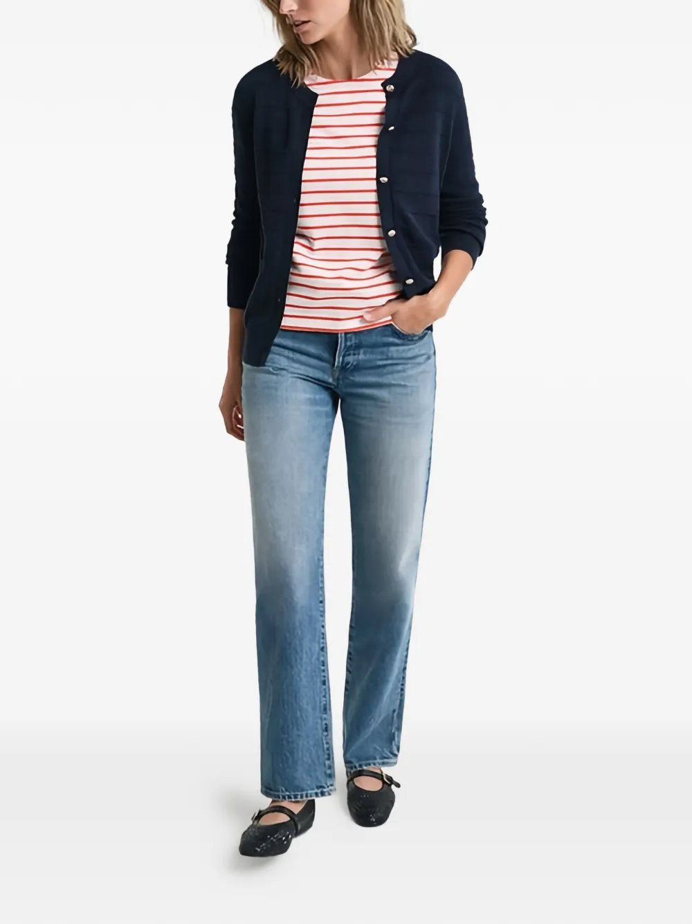 Gant Wollen vest Blauw