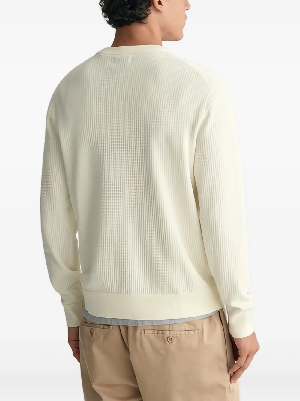 Gant Trui met ronde hals Beige
