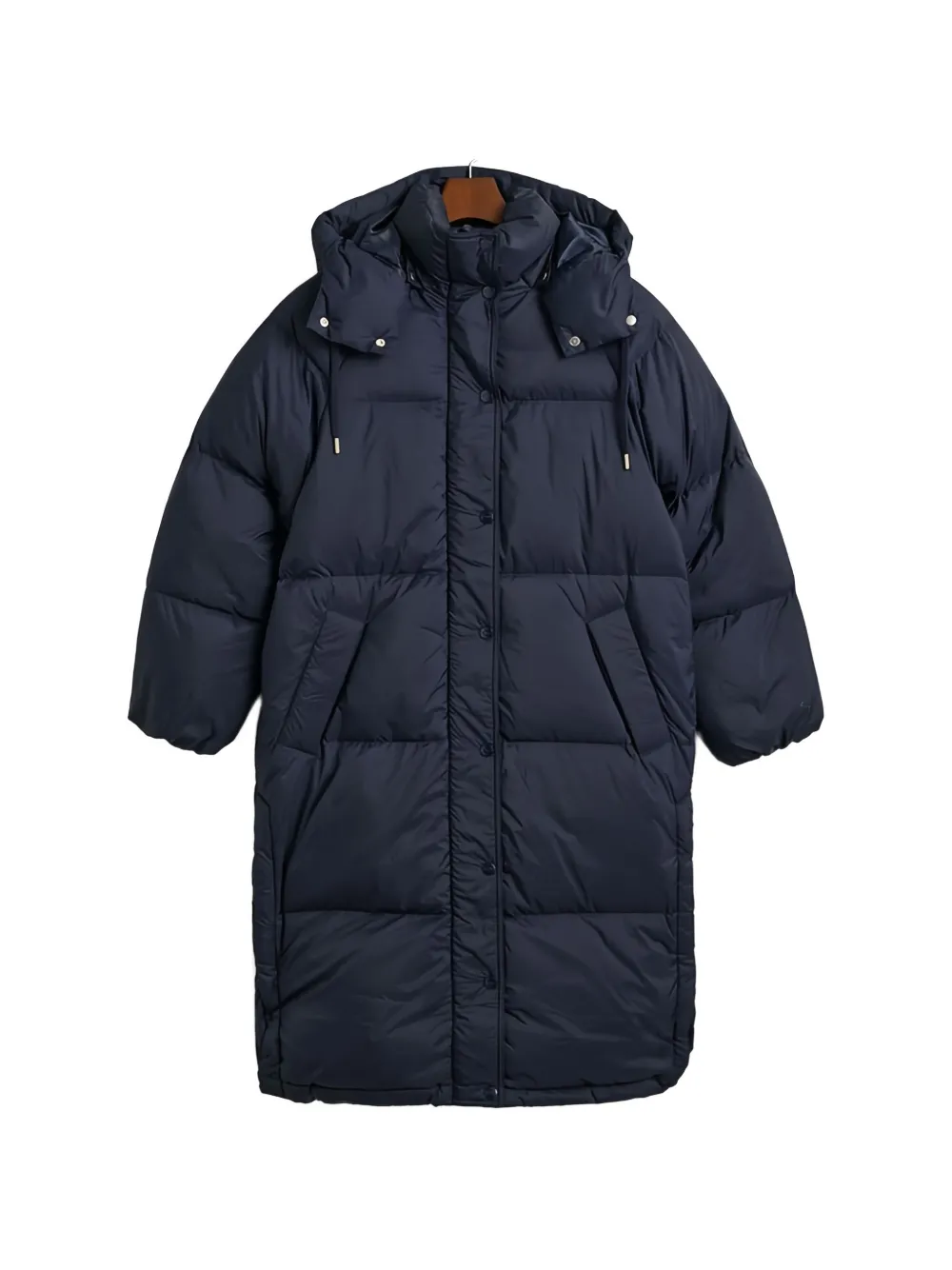 Gant hooded quilted coat - Blu