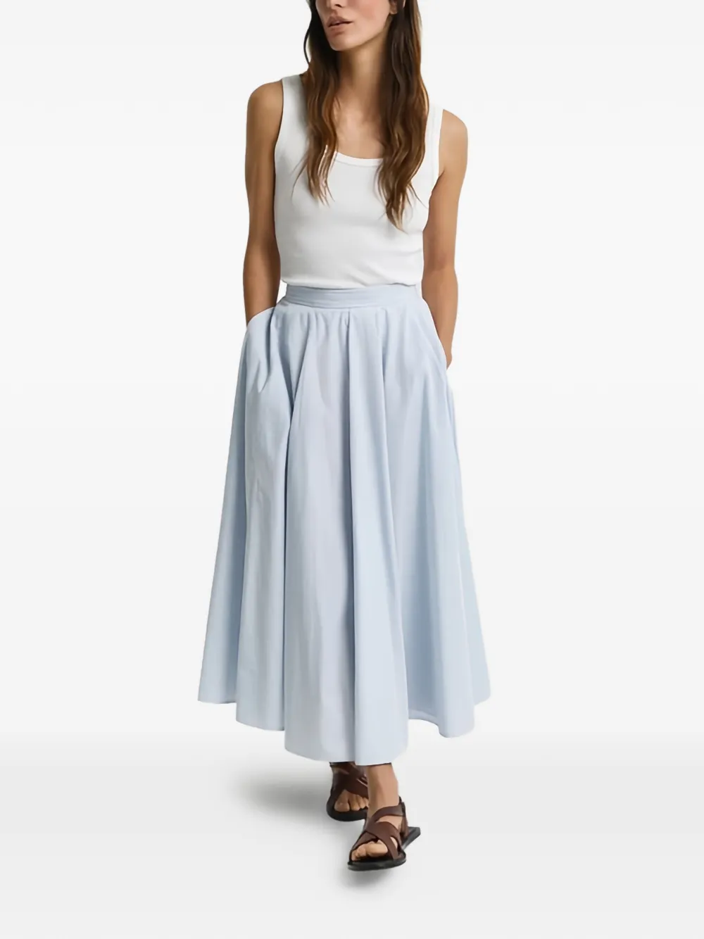 Gant A~line striped skirt - Blauw