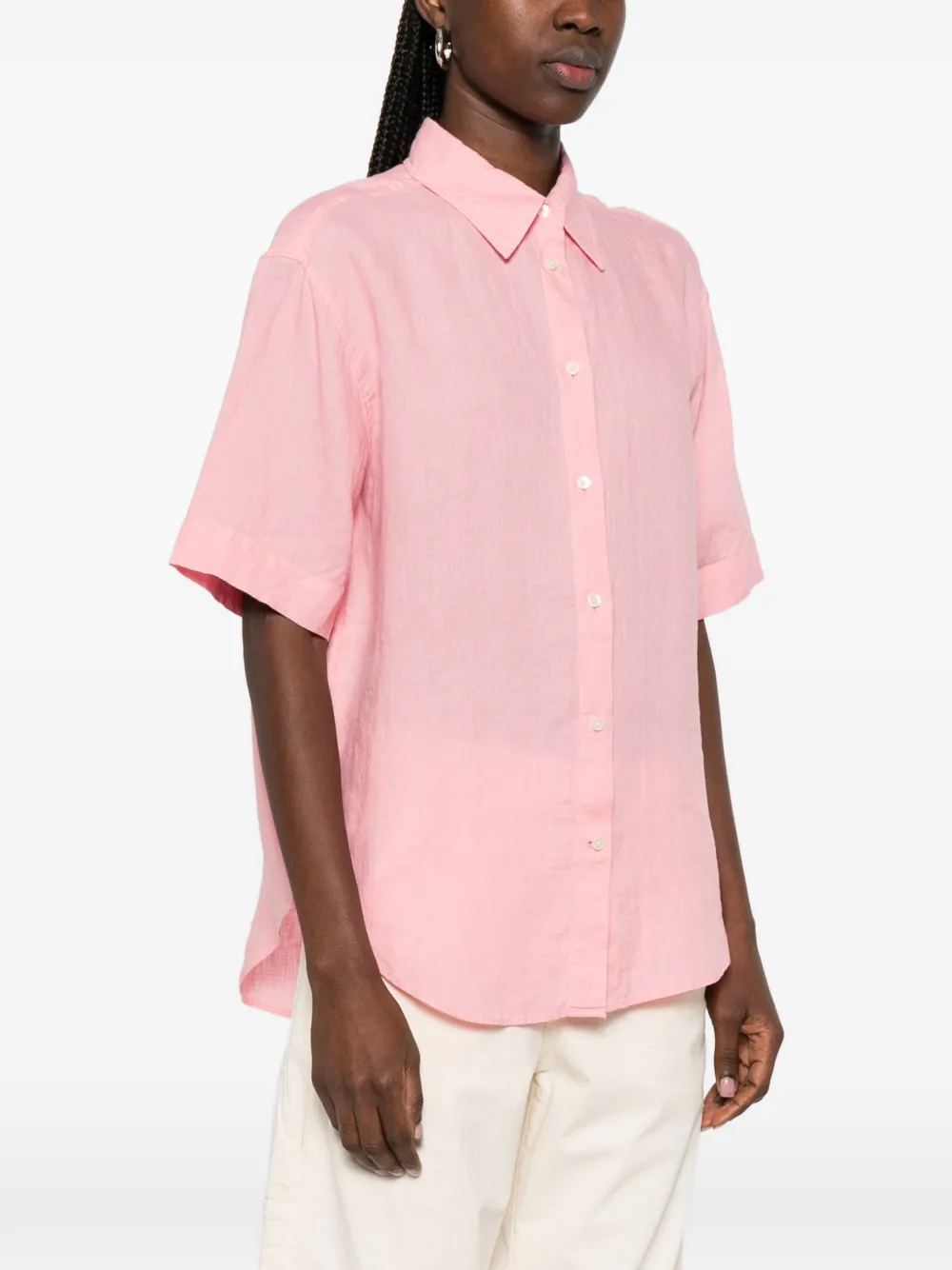  Gant Short-sleeve Shirt - Pink 