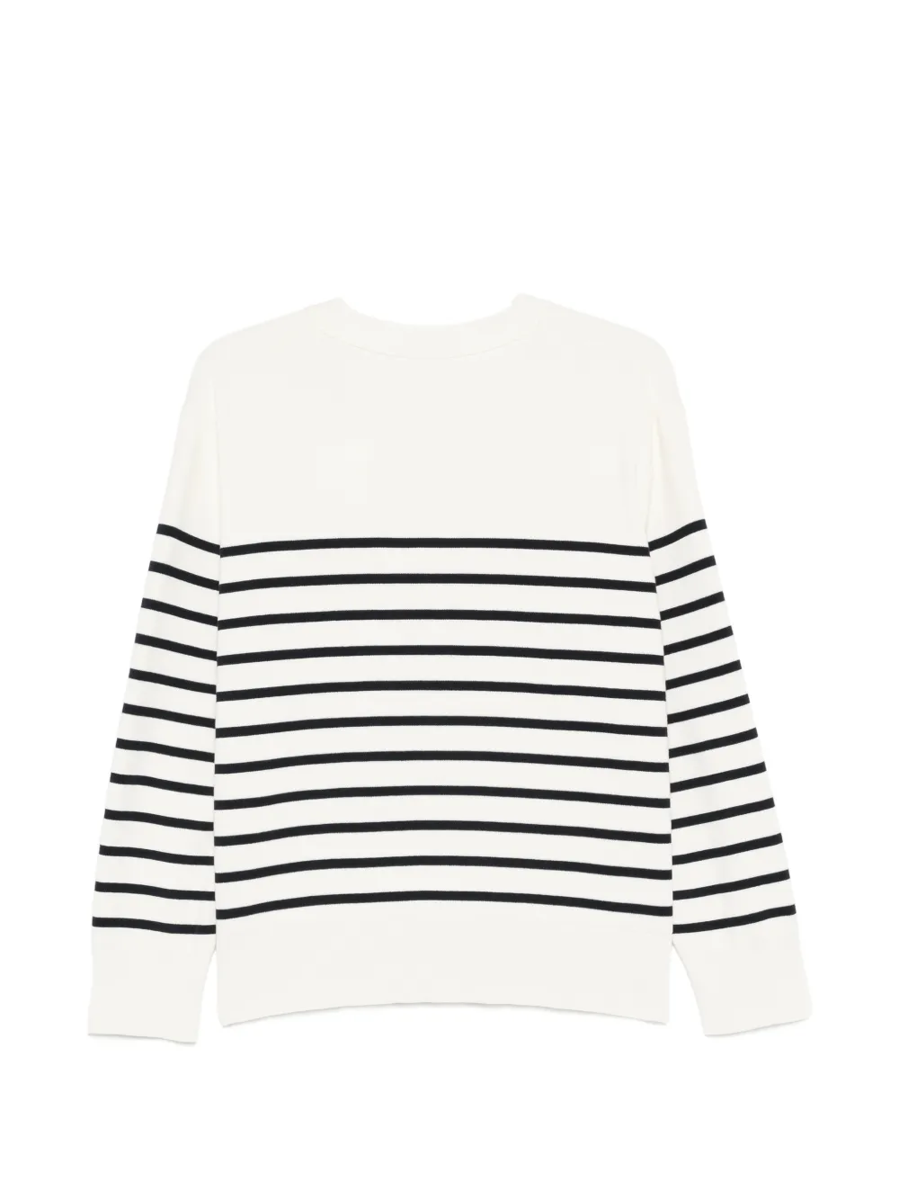  Gant Striped Buttoned Cardigan - White 