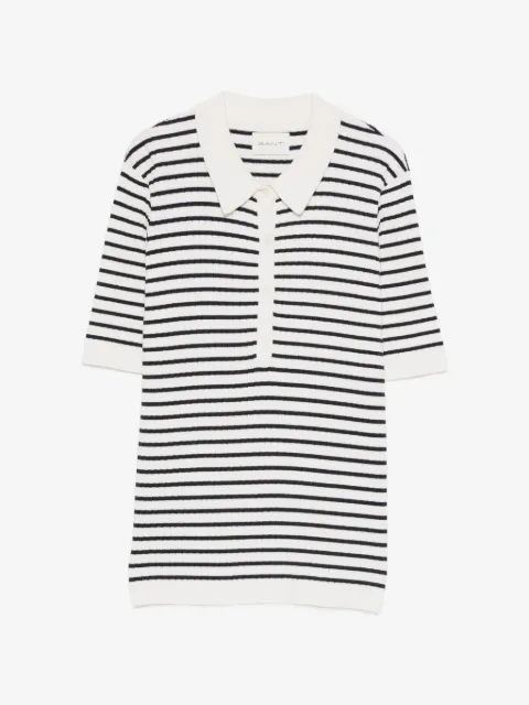 Gant playera tipo polo con rayas estampadas