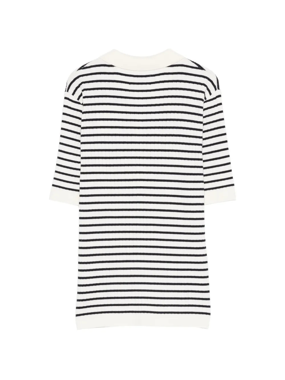  Gant Striped Polo Shirt - White 