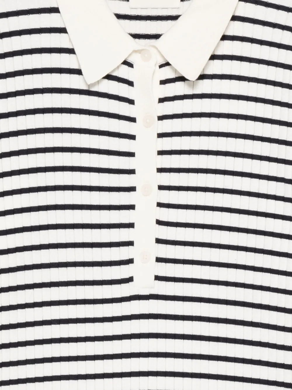  Gant Striped Polo Shirt - White 
