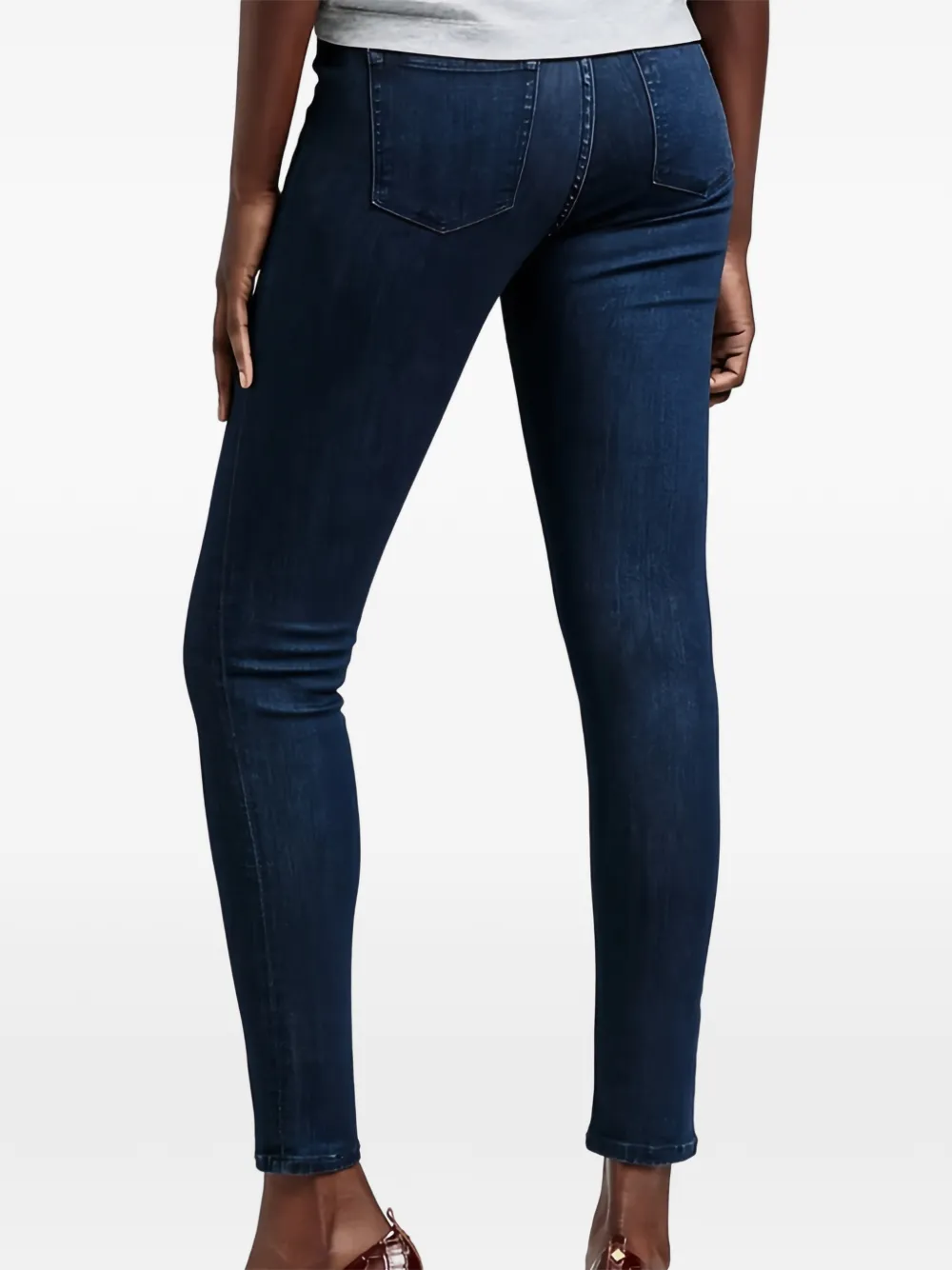 Gant Jeans met riemlussen en zak Blauw