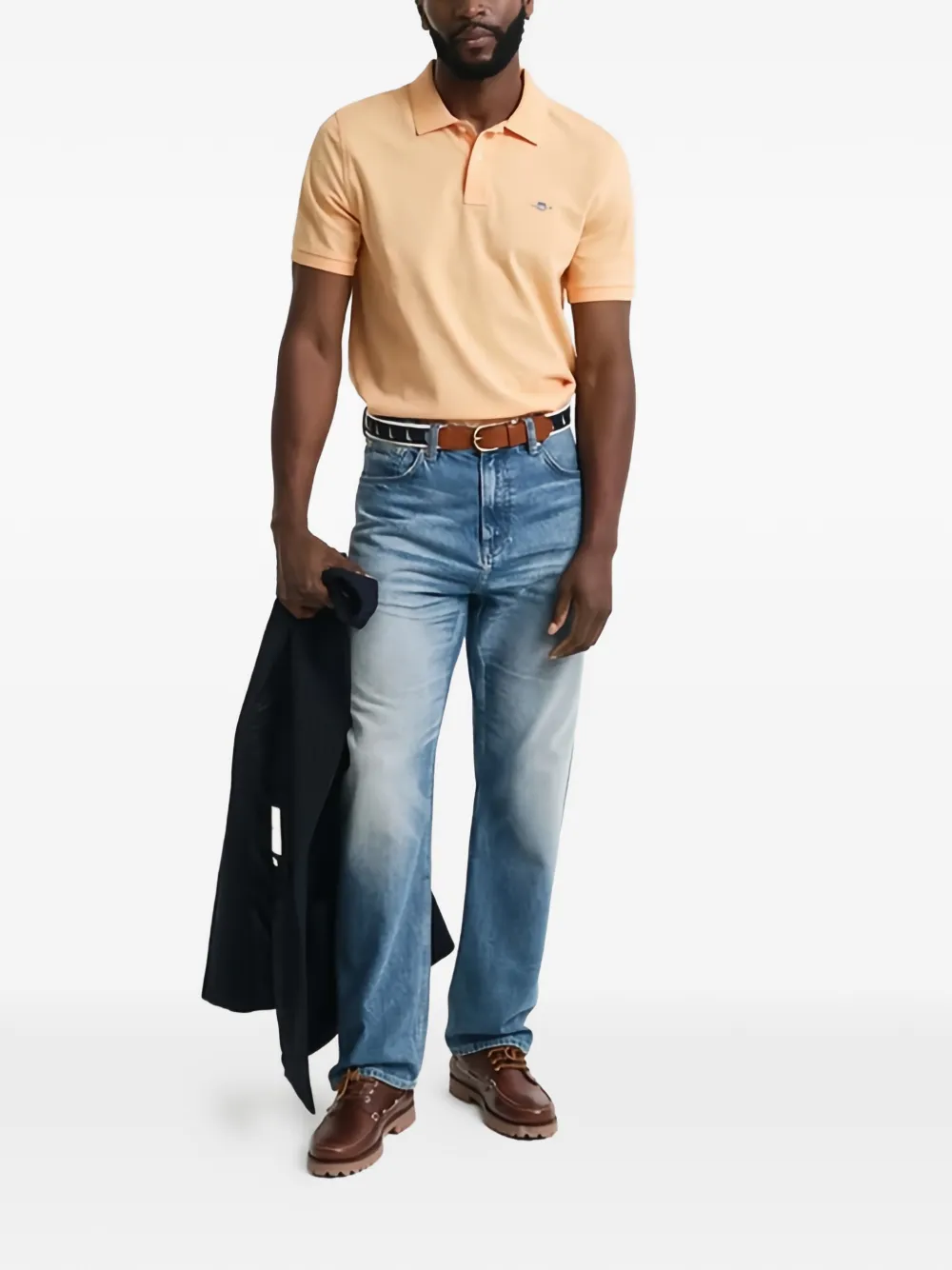 Gant collared polo shirt - Oranje