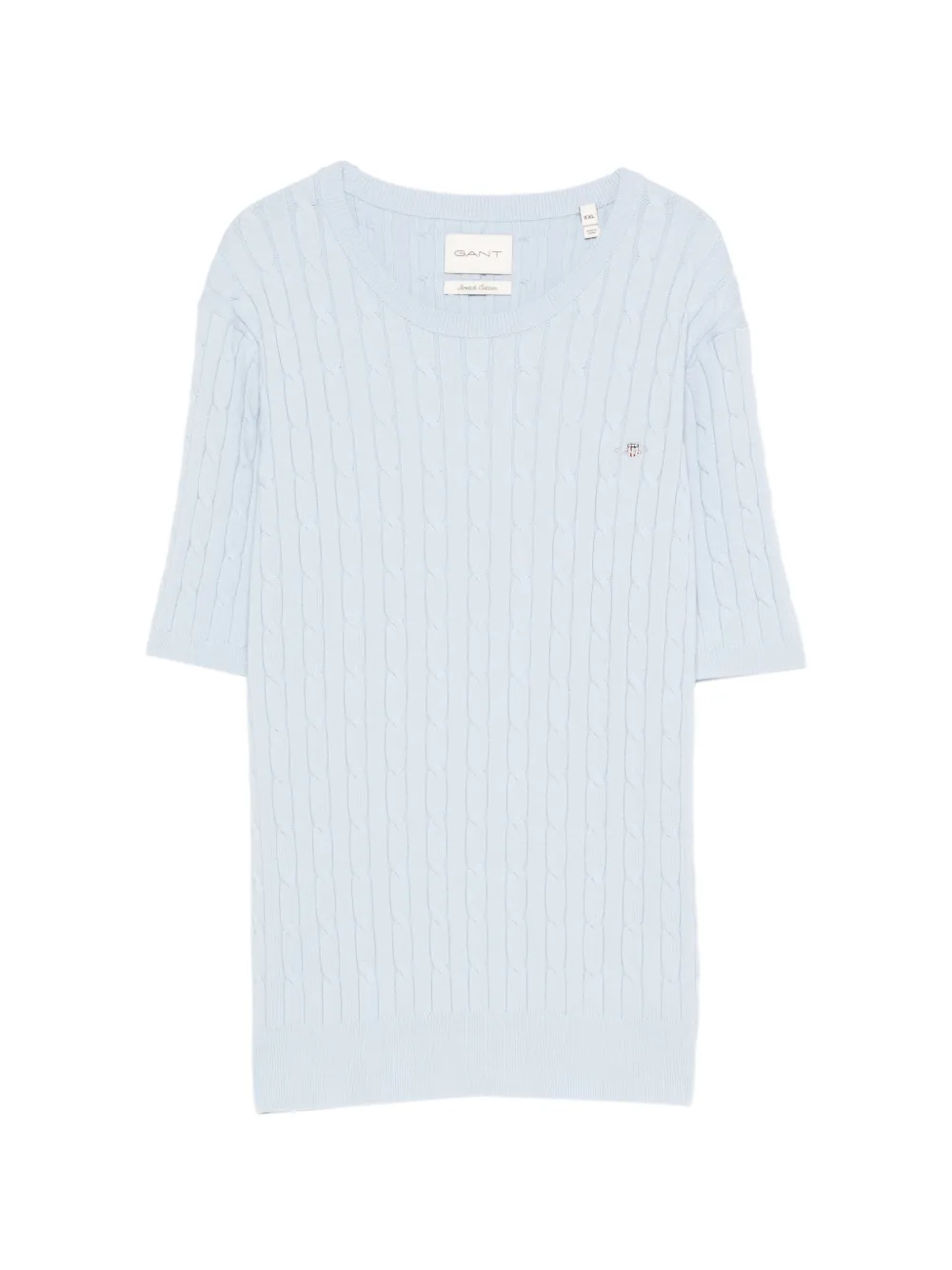 Gant Top in maglia a maniche corte - Blu