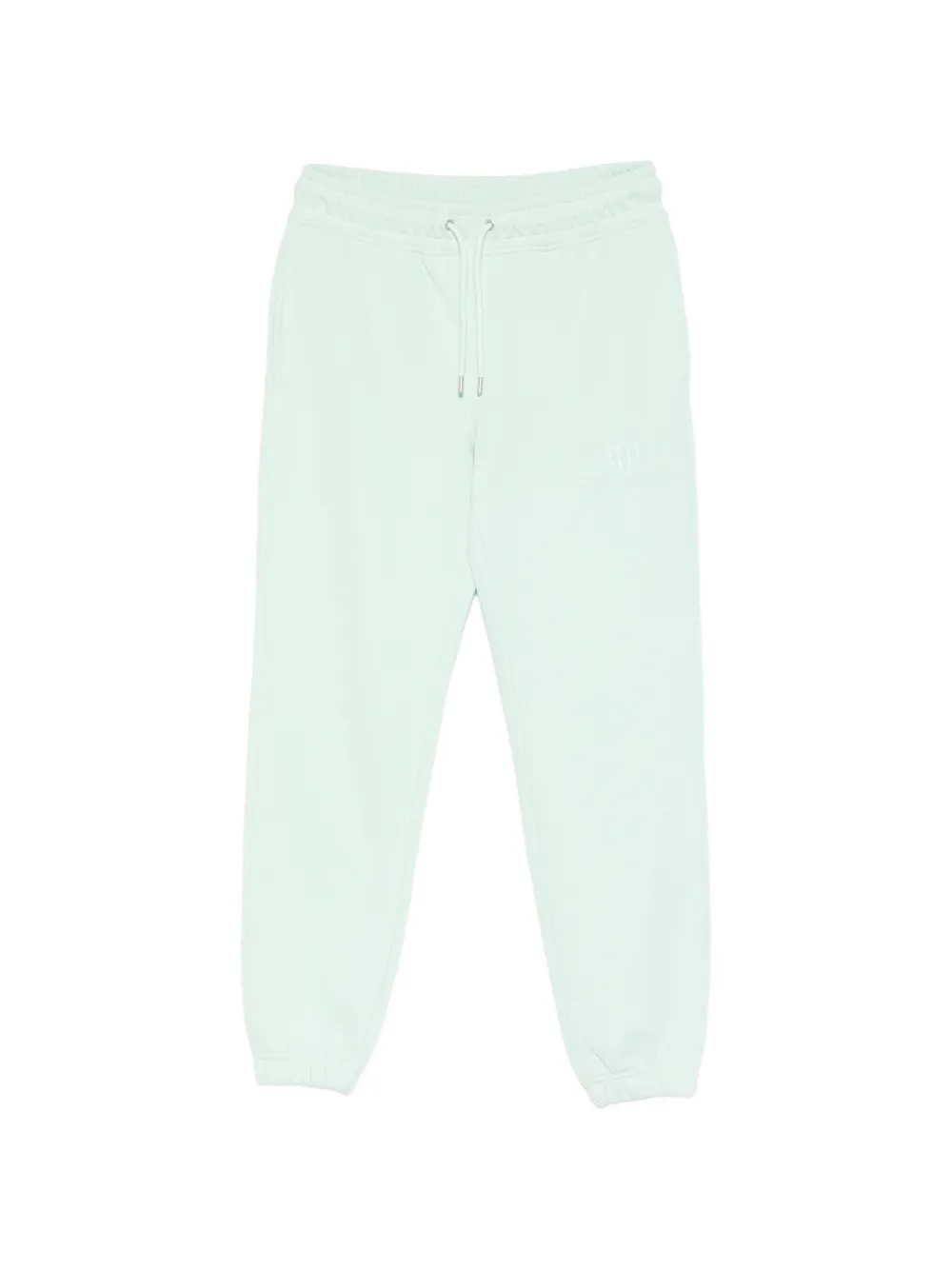 Gant drawstring-fastening logo-embroidered track pants - Verde