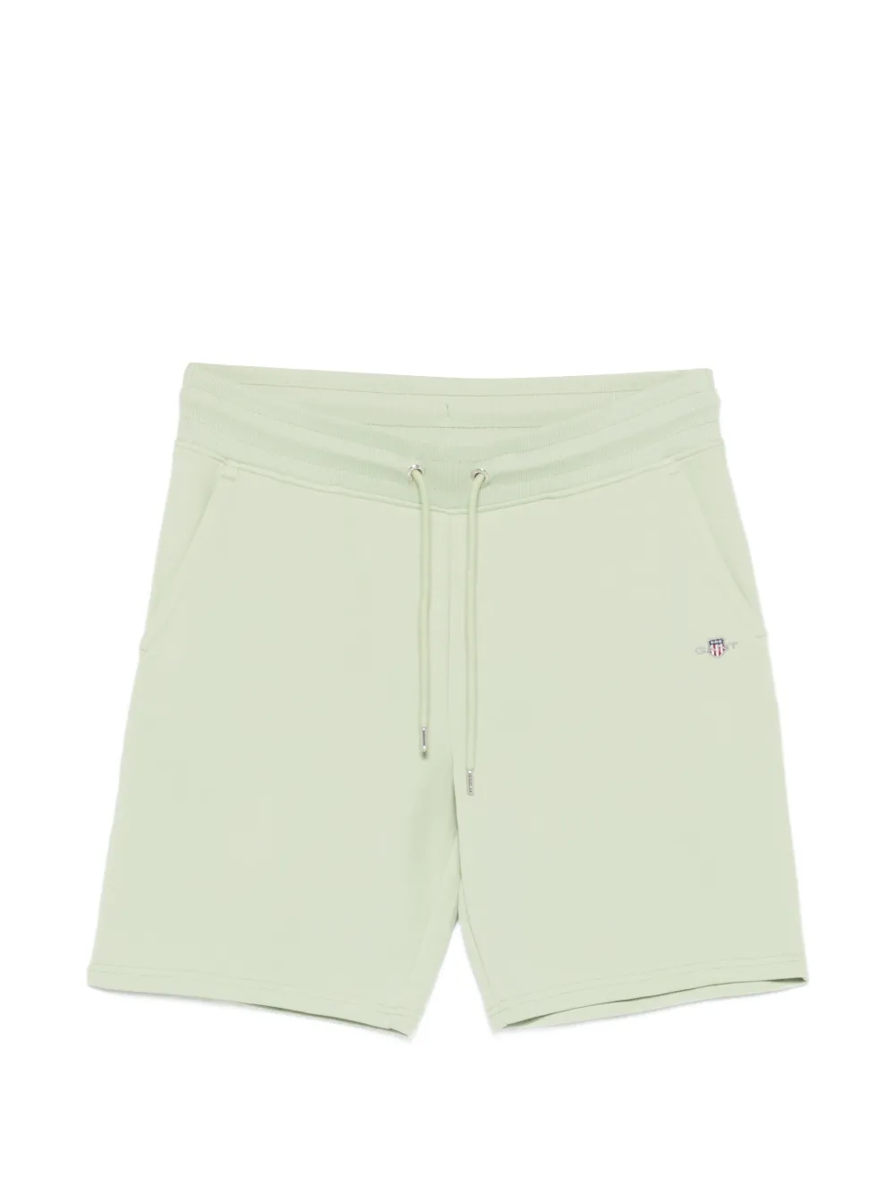 Gant drawstring embroidery shorts - Verde