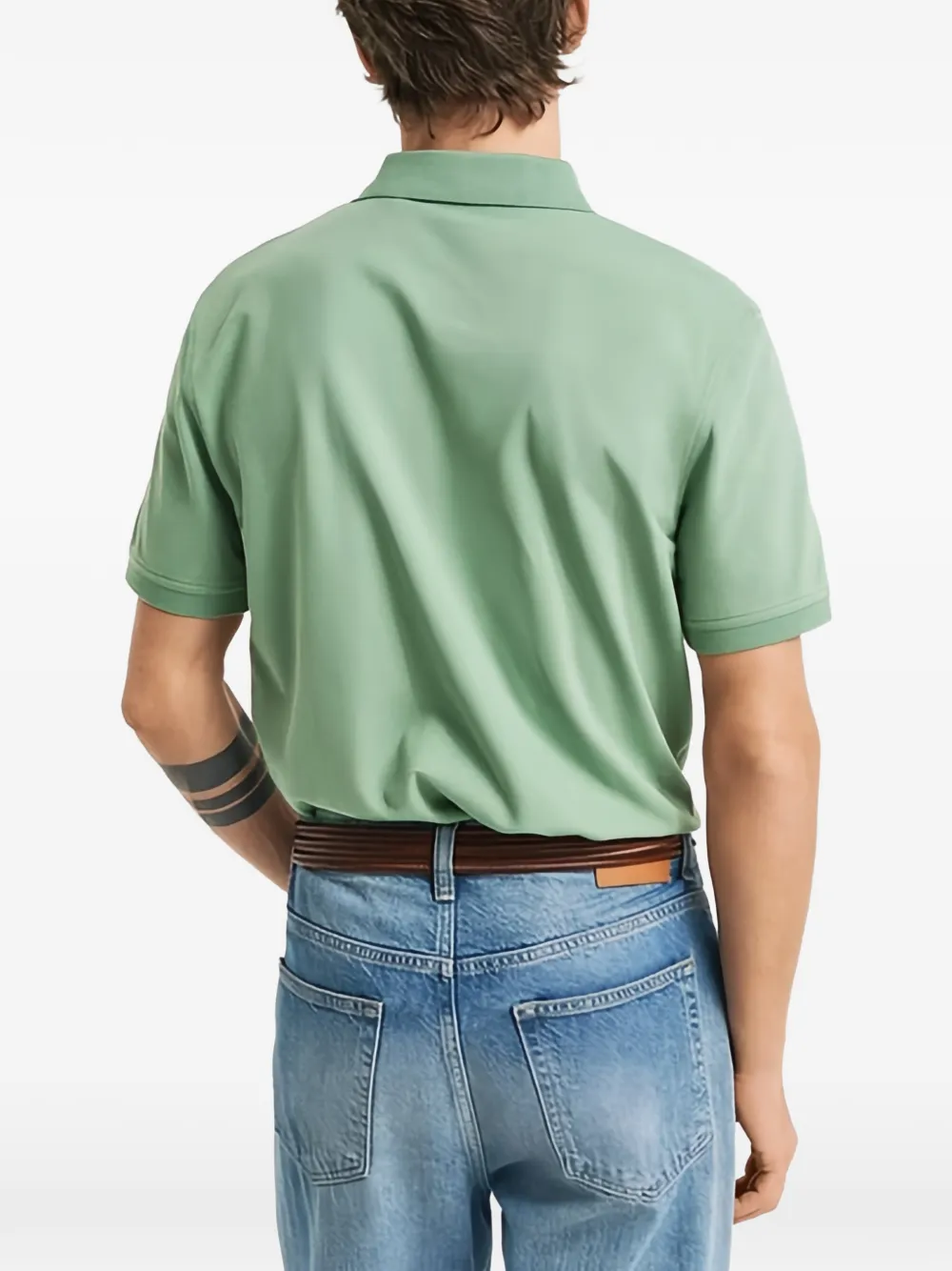 Gant Poloshirt met kraag Groen