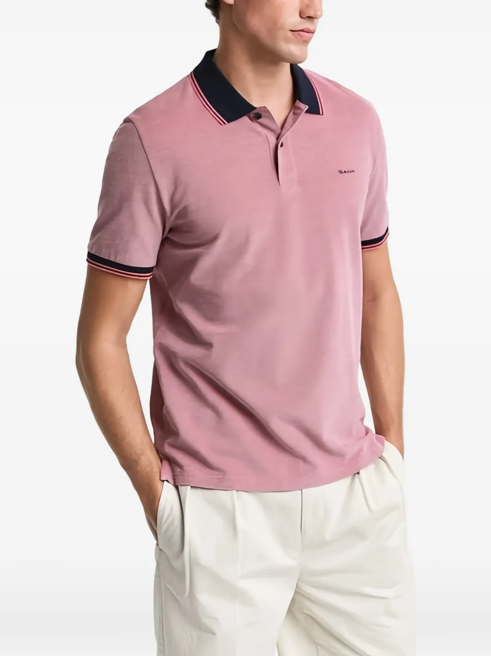 Gant collared polo shirt - Rood