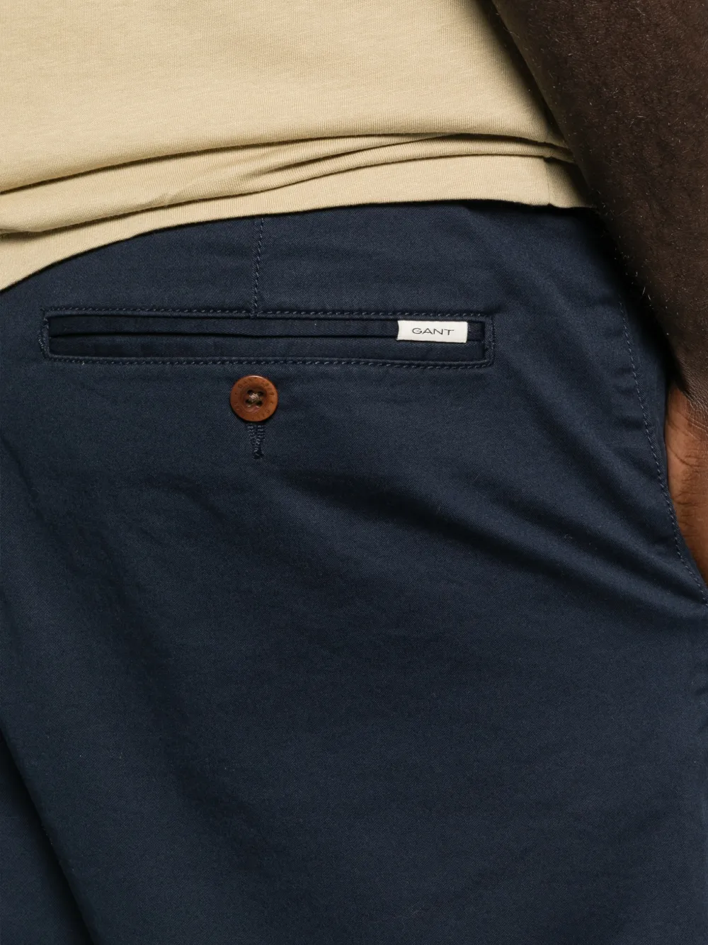 Gant Shorts met logodetail Blauw