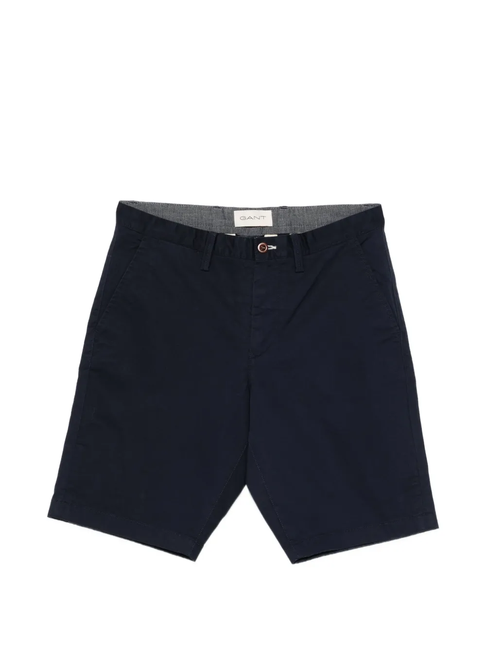Gant Logo-detail Shorts In Blue