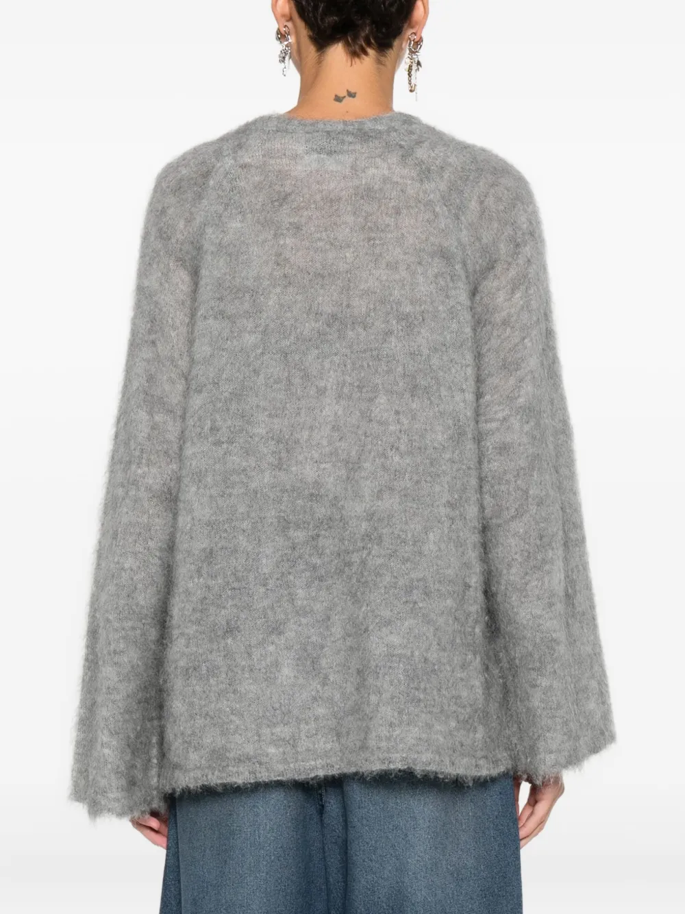 Forte Forte Crew-neck Sweater In Gray