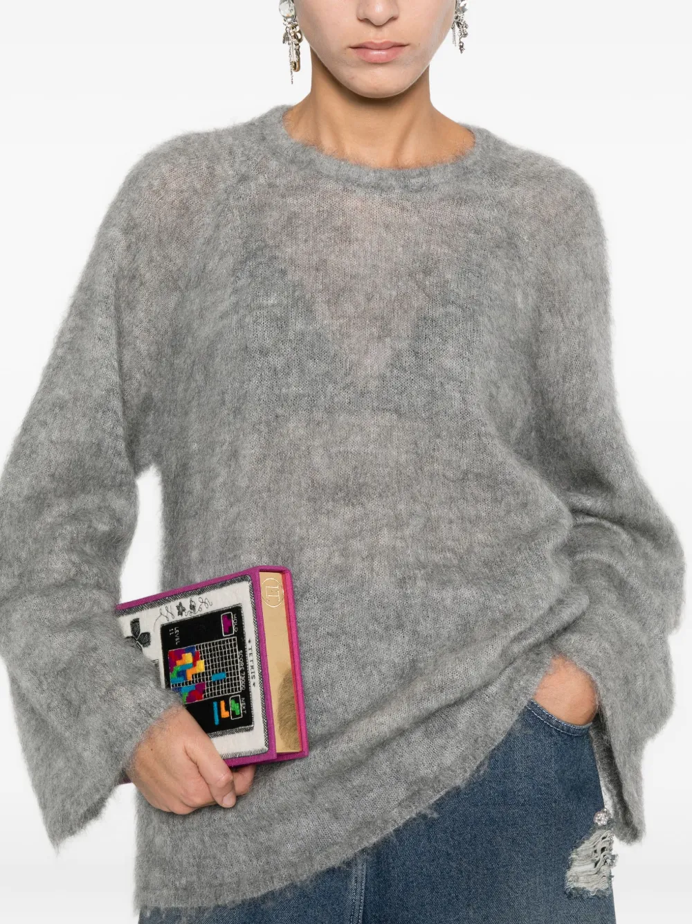 Forte Forte Crew-neck Sweater In Gray