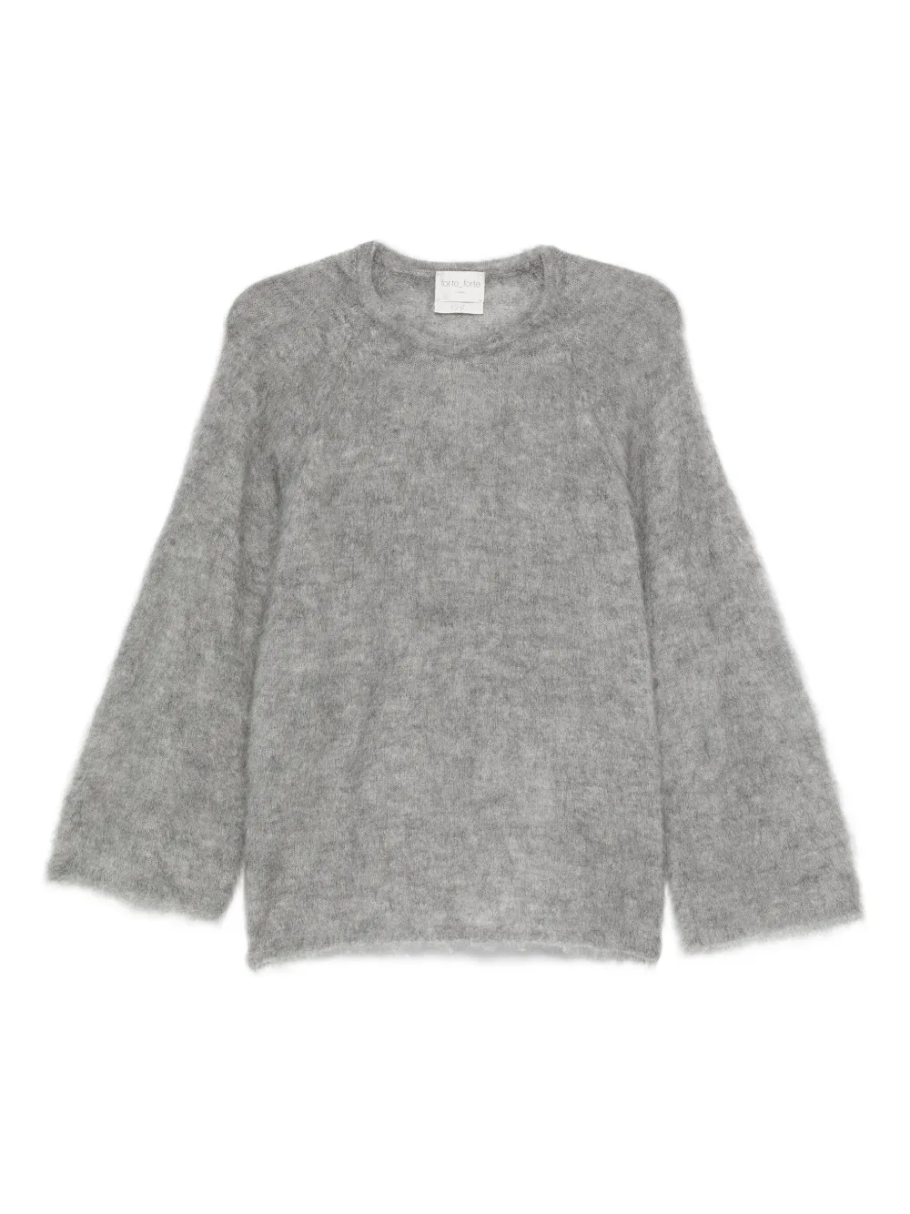 Forte Trui met ronde hals Grijs