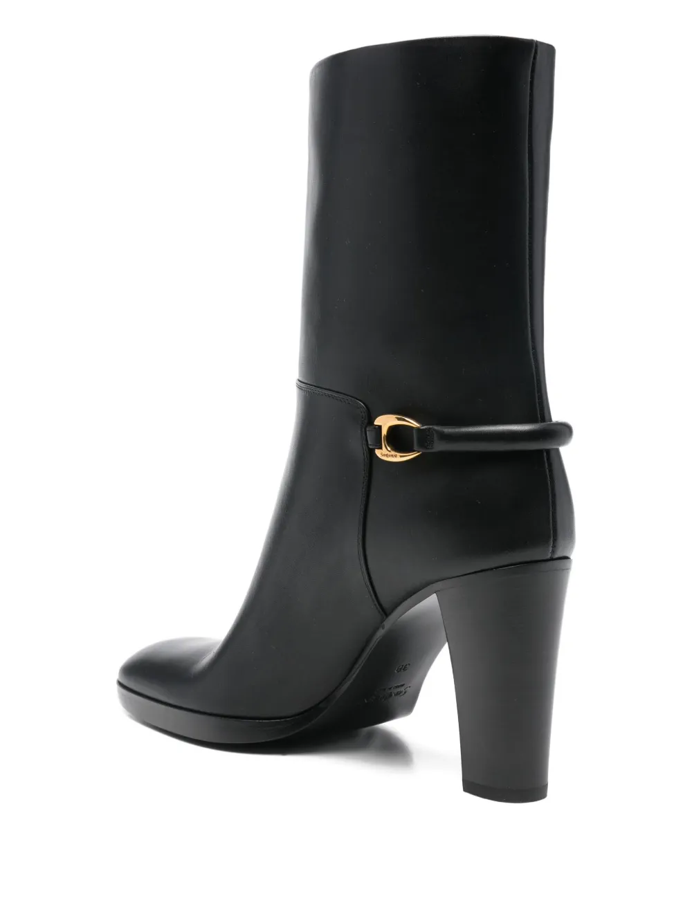 Saint Laurent 80 mm Sulpice leren enkellaarzen 1000