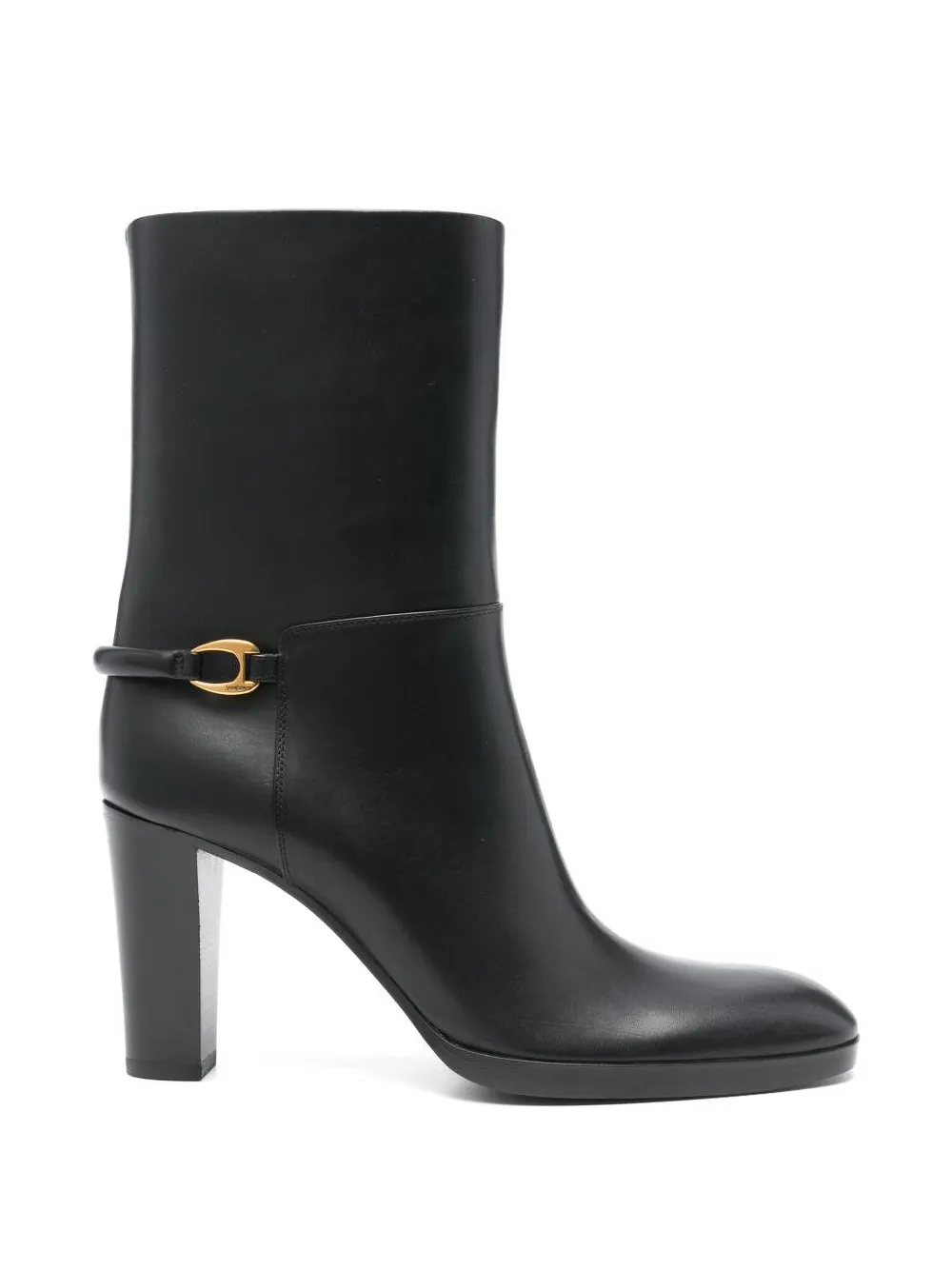 Saint Laurent buckle detail boots - 1000