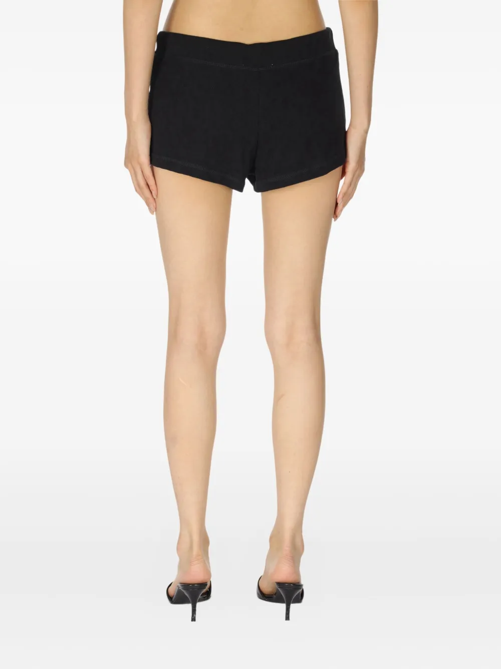 ENTIRE STUDIOS Lichtgewicht micro shorts Zwart