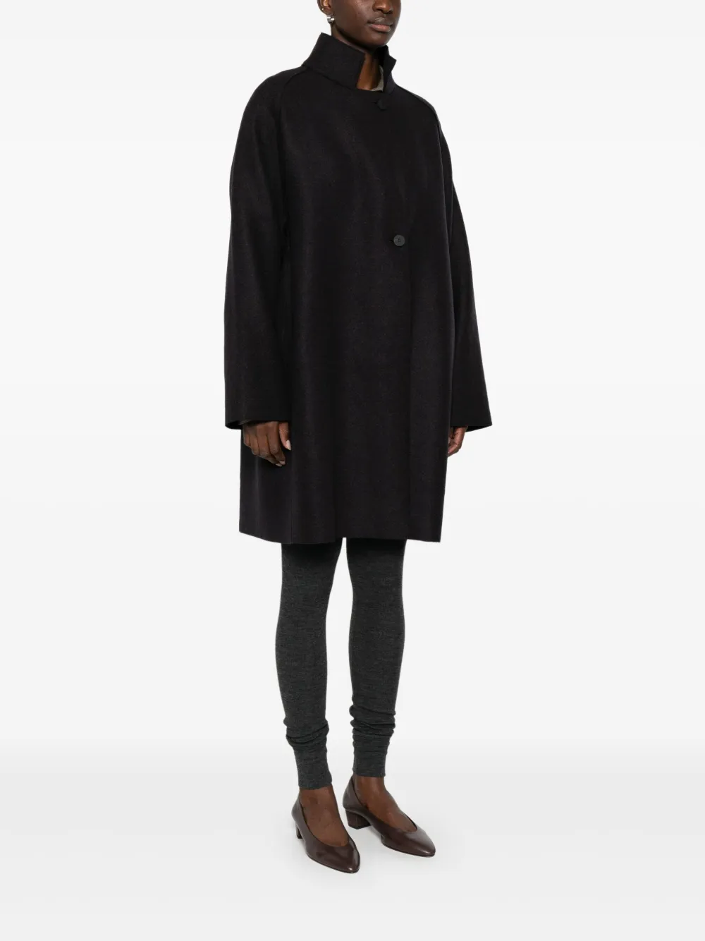 Harris Wharf London Jas met knopen Bruin