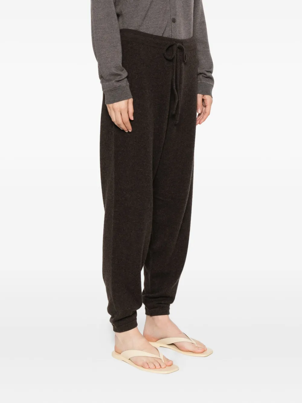 The Row Broek met trekkoord Bruin