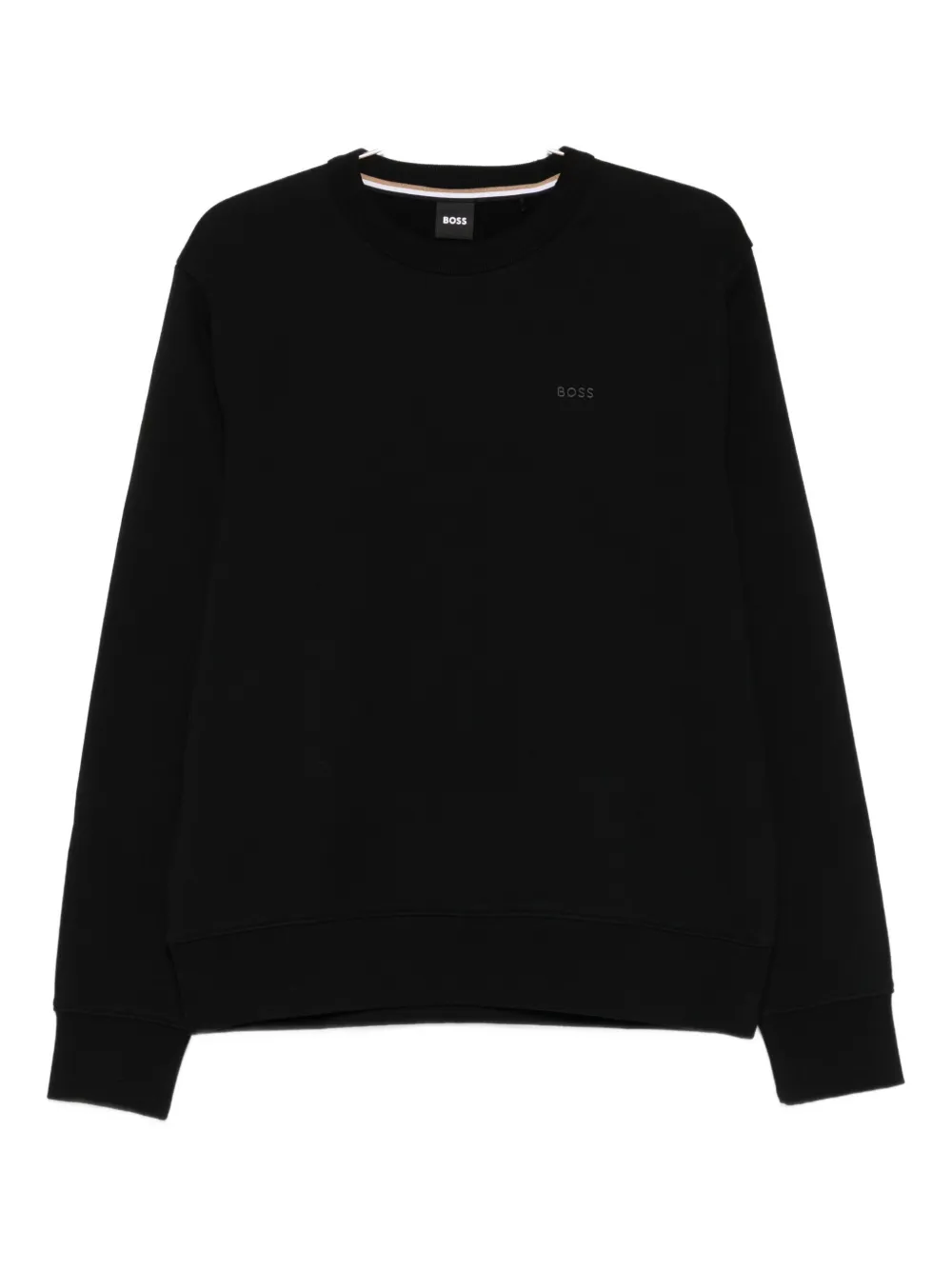 Hugo Boss Logo-detail Sweatshirt In Black