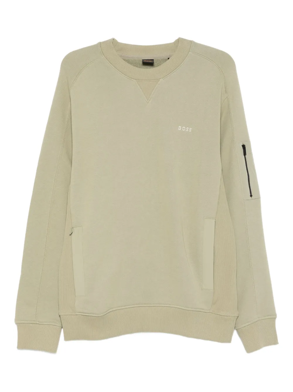 BOSS sudadera con logo bordado | verde | Image 1