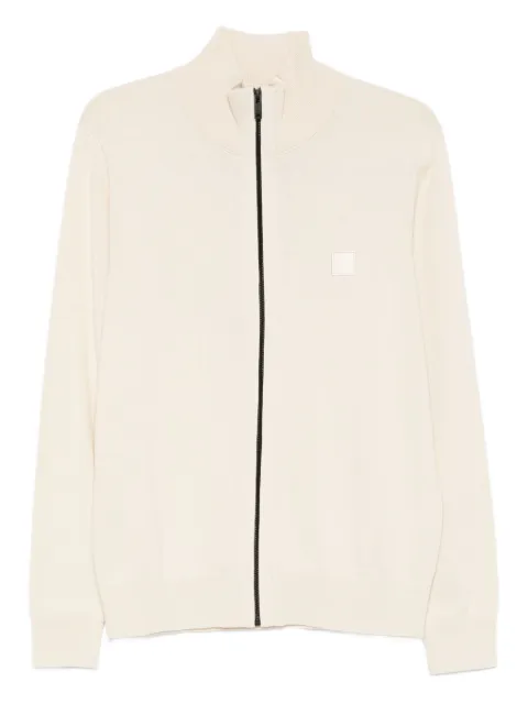 BOSS logo-detail cardigan 