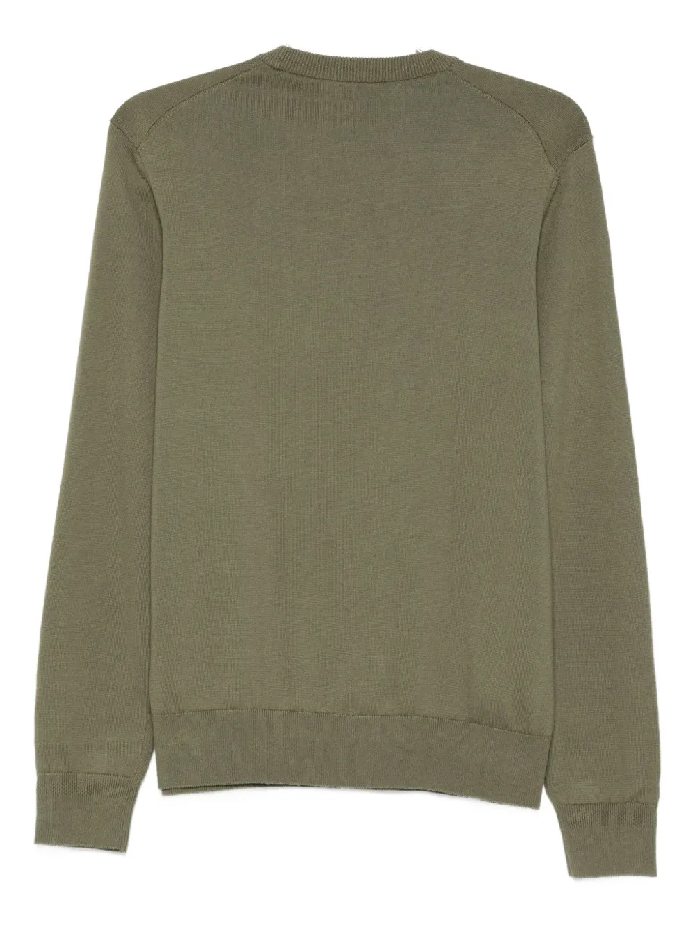 BOSS logo-print sweater - Groen