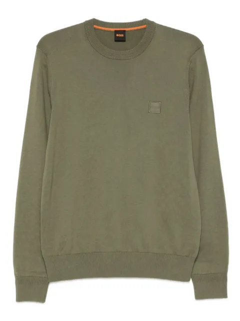 BOSS logo-print sweater